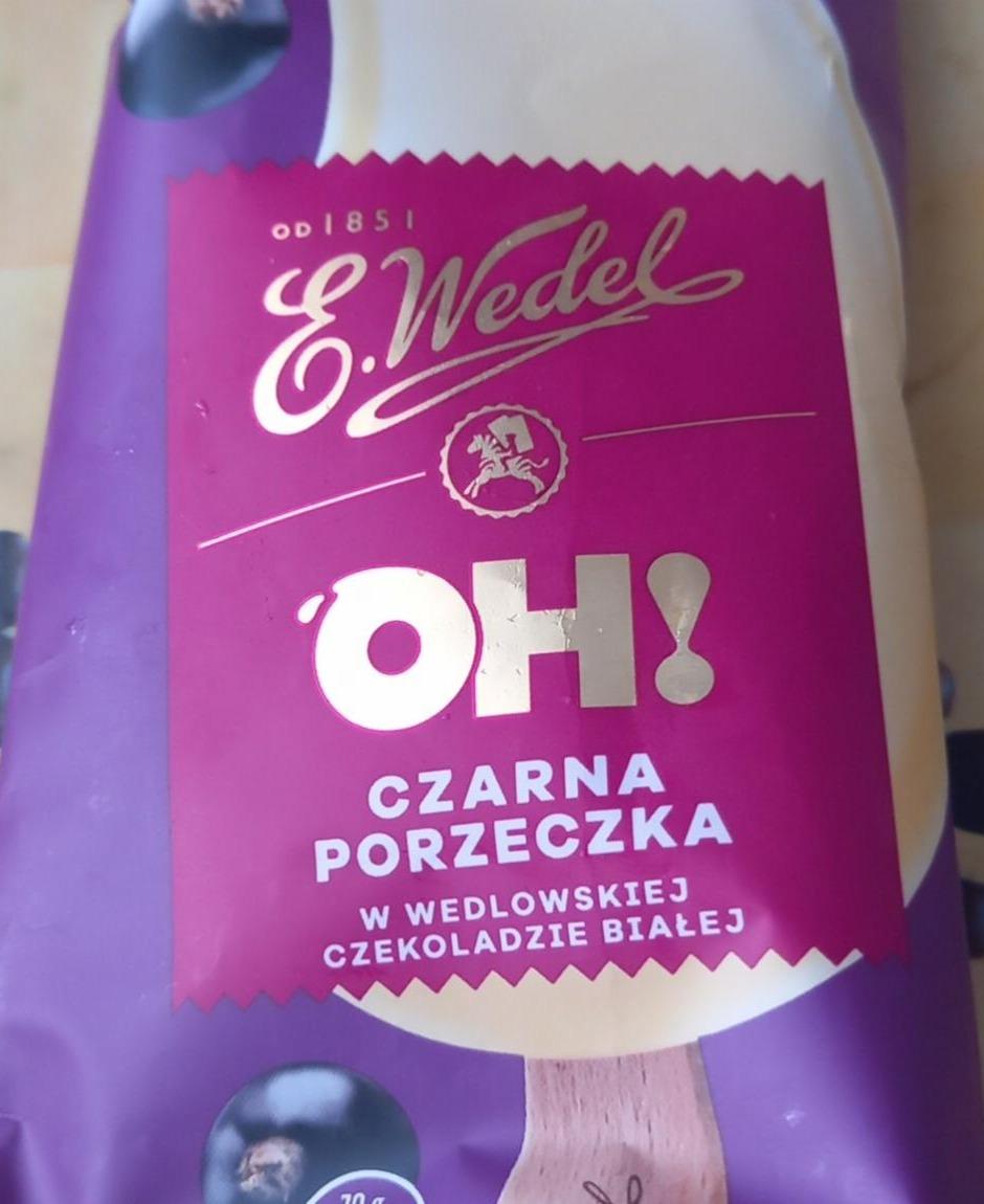Zdjęcia - OH! Czarna Porzeczka w wedlowskiej czekoladzie białej E.Wedel