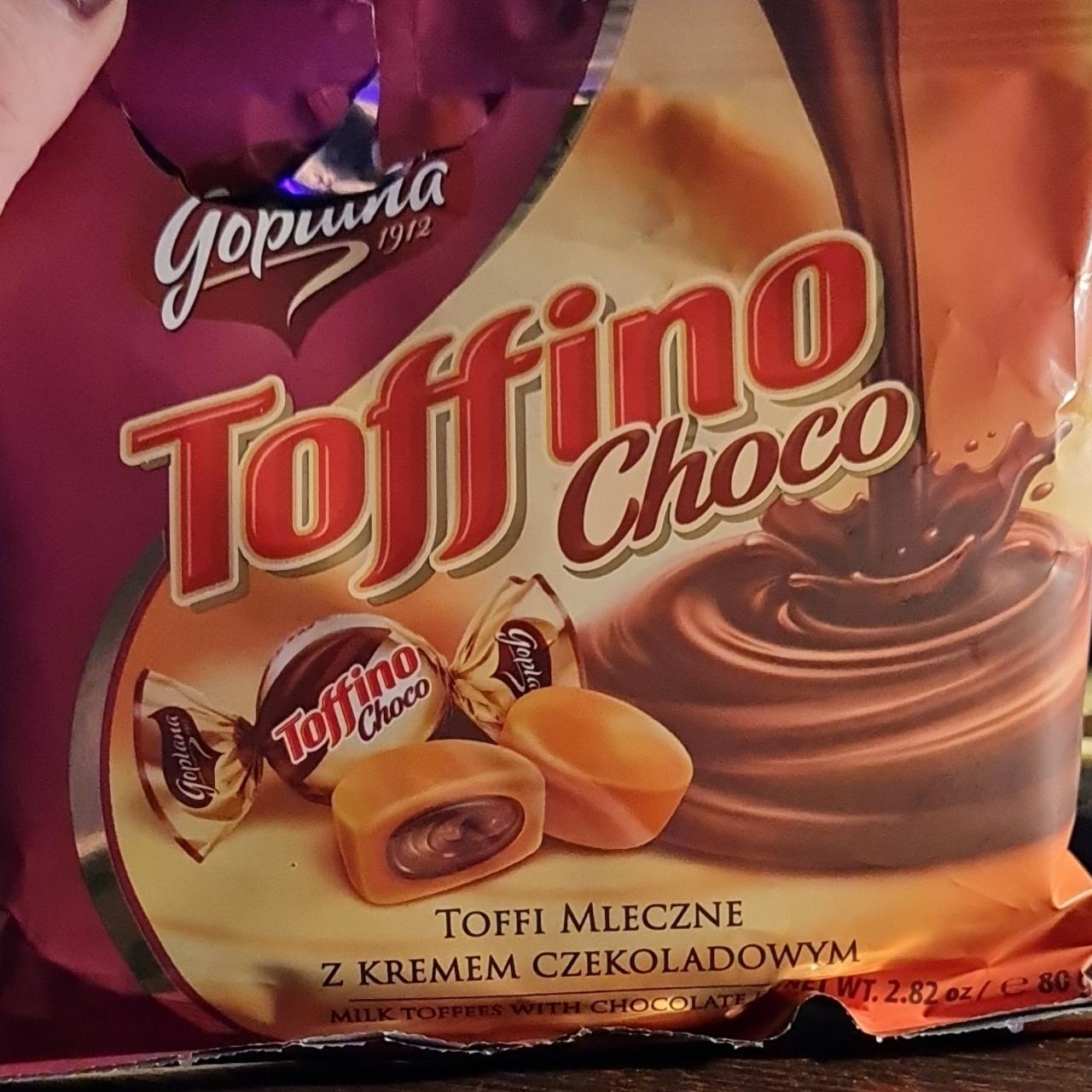 Zdjęcia - Goplana Toffino Choco Toffi mleczne z kremem czekoladowym 80 g