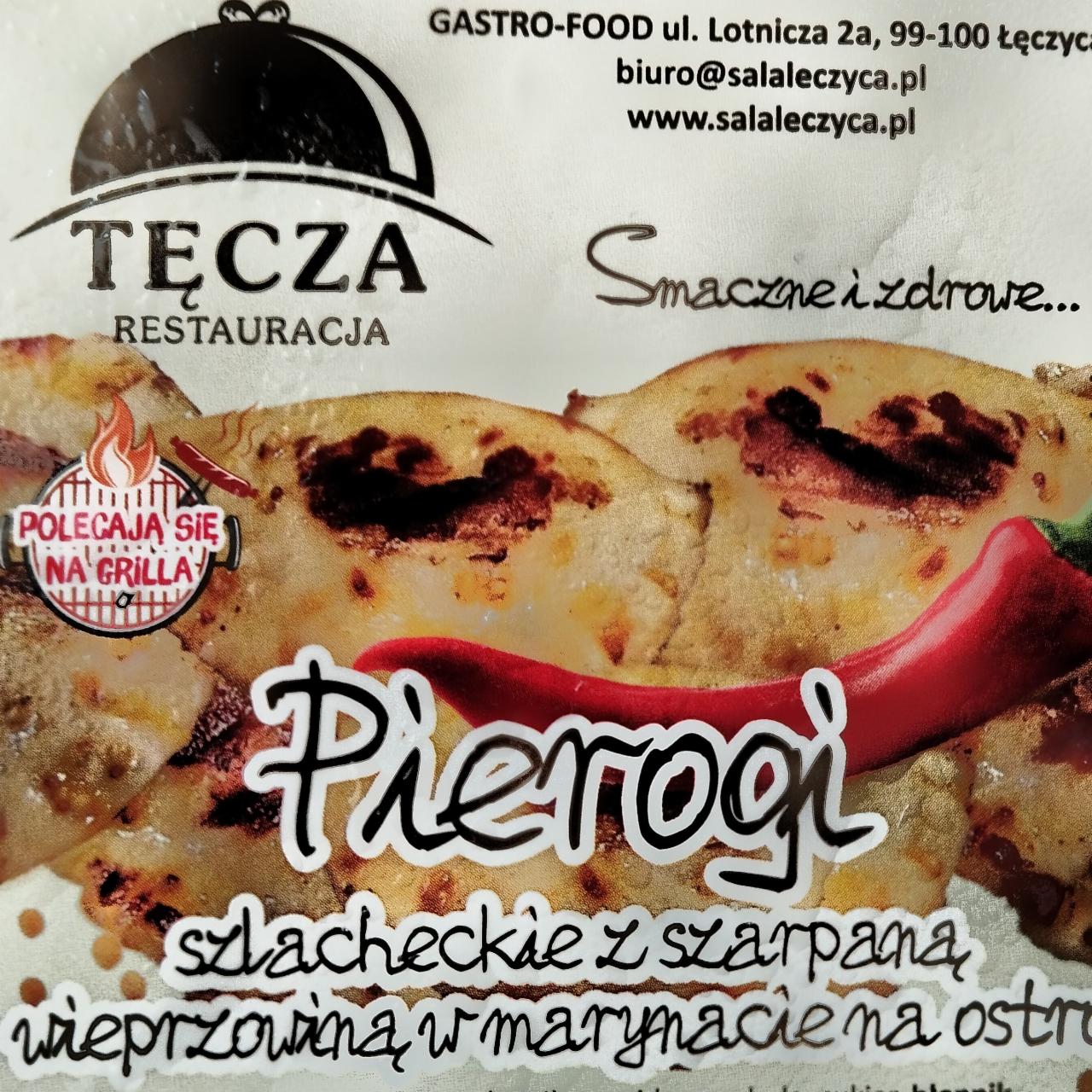 Zdjęcia - Pierogi z szarpaną wołowiną w marynacie na ostro Tęcza