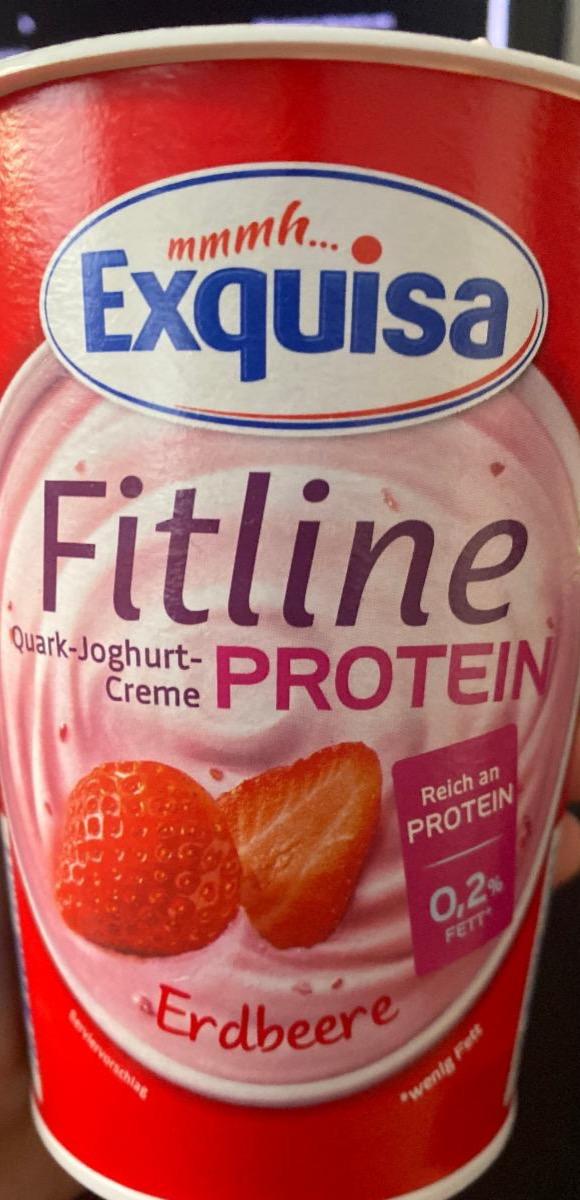 Zdjęcia - Fitline Quark-jogurt-creme Protein Erdbeere Exquisa