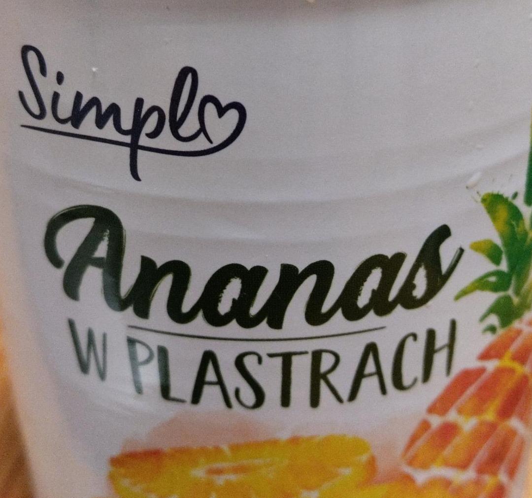 Zdjęcia - Ananas w plastrach Simple