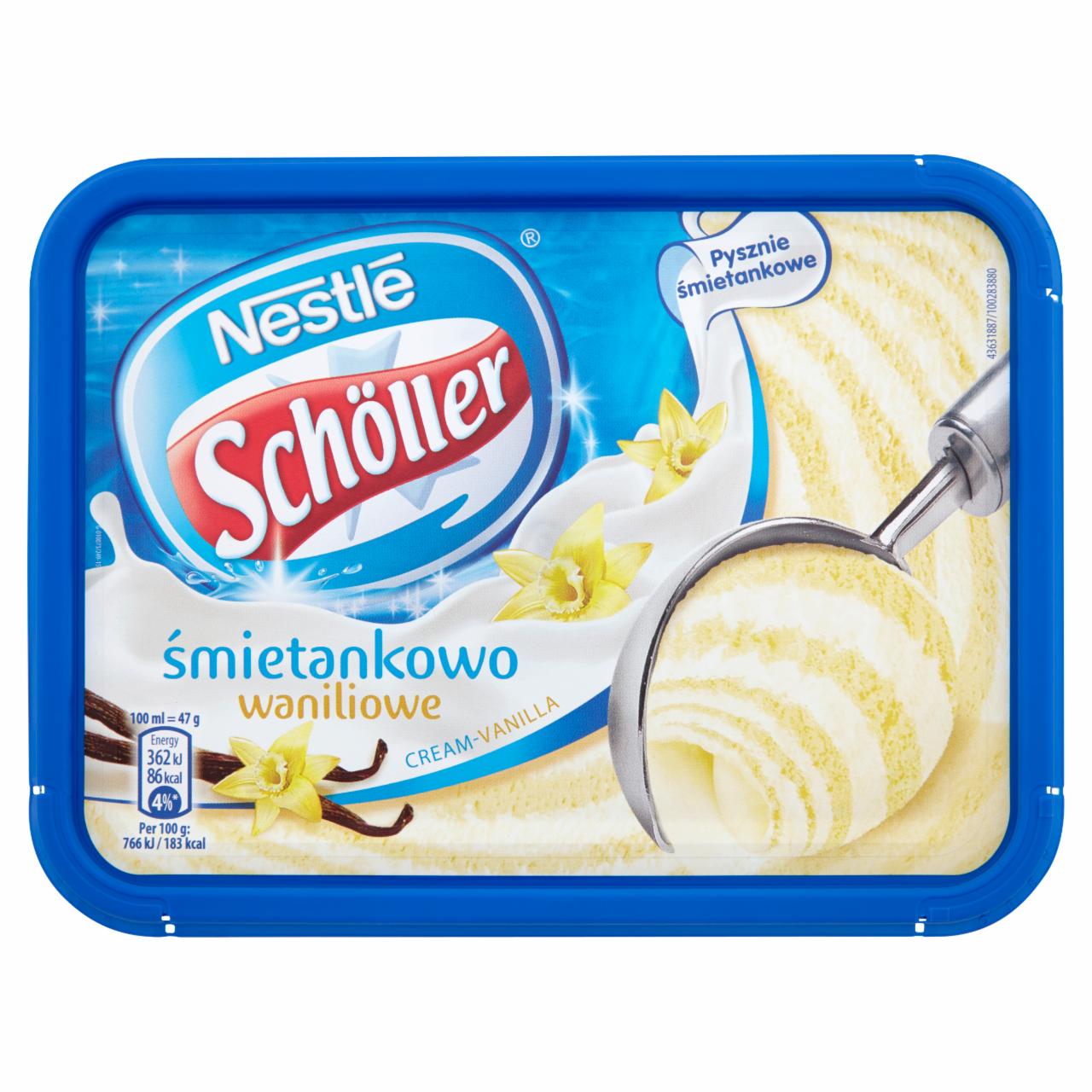 Zdjęcia - Nestlé Schöller Lody śmietankowo-waniliowe 1000 ml