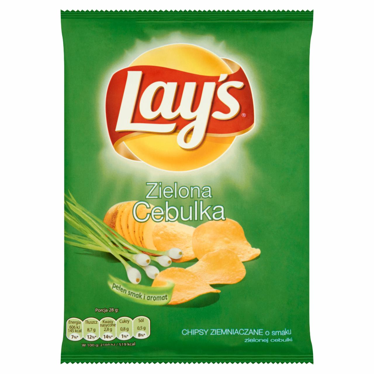 Zdjęcia - Lay's Zielona Cebulka Chipsy ziemniaczane 28 g