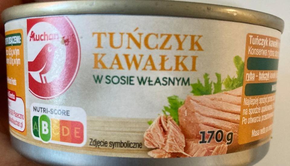 Zdjęcia - Tuńczyk kawałki w sosie własnym Auchan