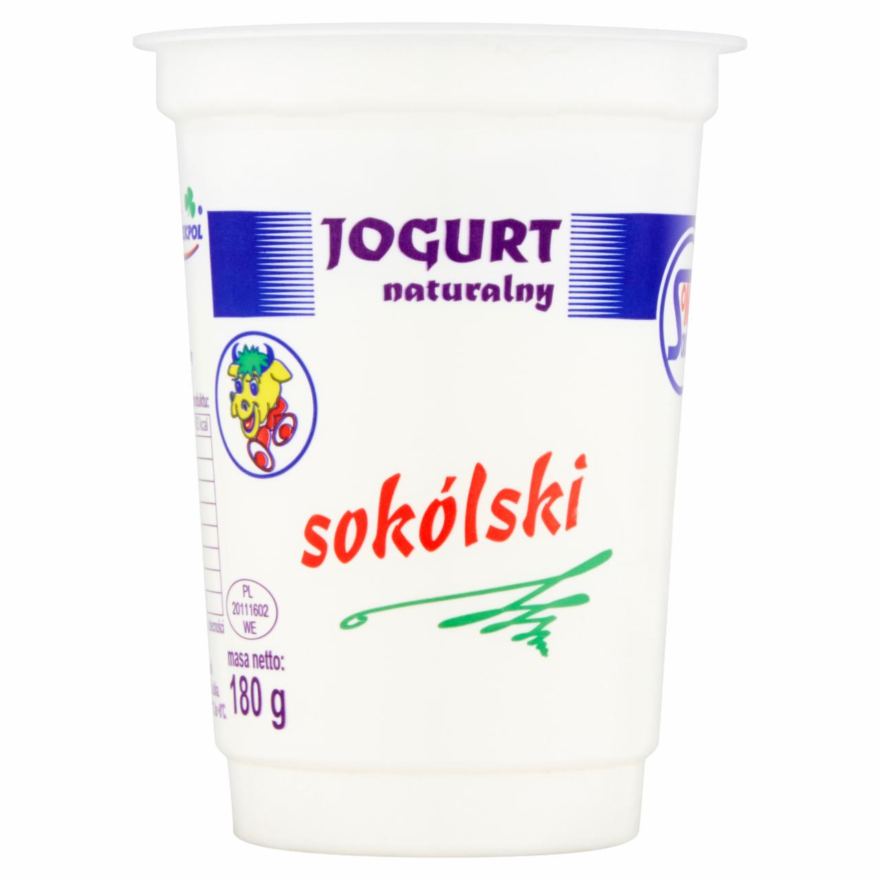 Zdjęcia - Jogurt naturalny sokólski 180 g