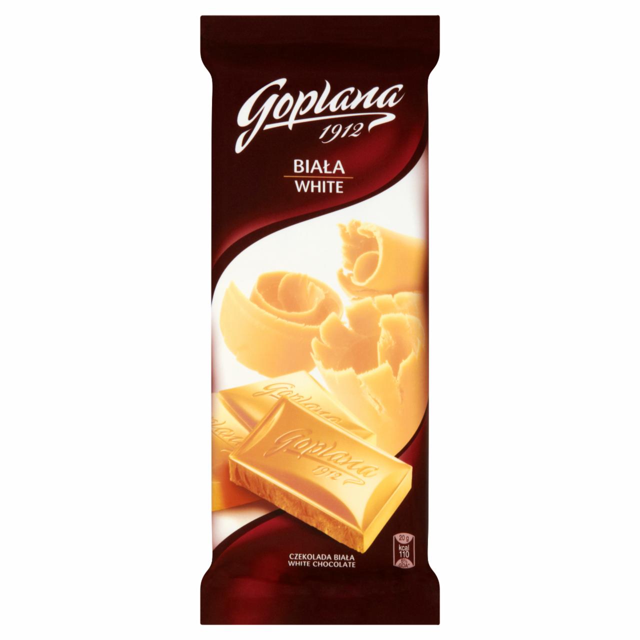 Zdjęcia - Goplana Czekolada biała 100 g