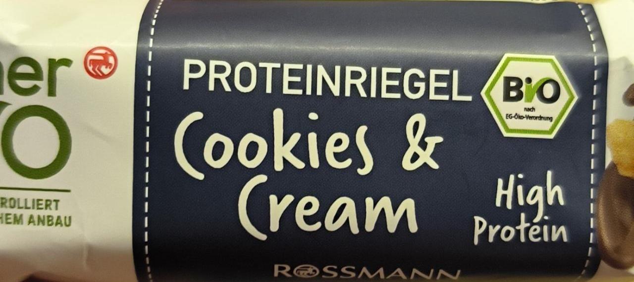 Zdjęcia - Ener Bio Proteinriegel cookies cream Rossmann