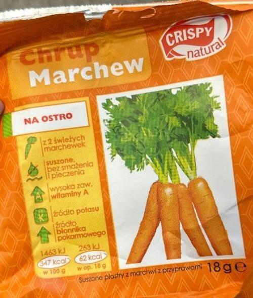 Zdjęcia - Suszone chipsy z marchwi z naturalnymi przyprawami Crispy Natural