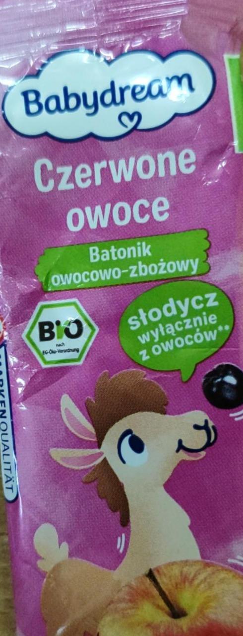 Zdjęcia - Batonik owocowo zbożowy czerwone owoce Babydream