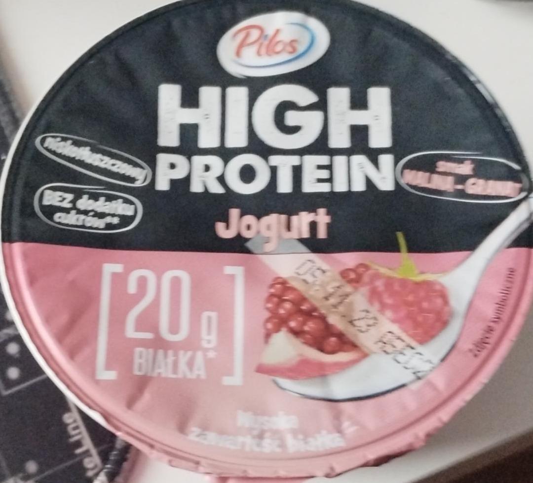 Zdjęcia - High protein jogurt malina granat Pilos