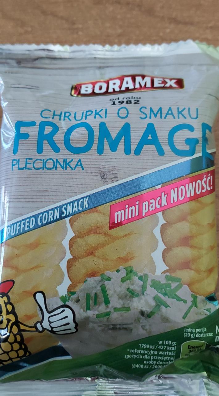 Zdjęcia - chrupki o smaku fromage plecionka boramex