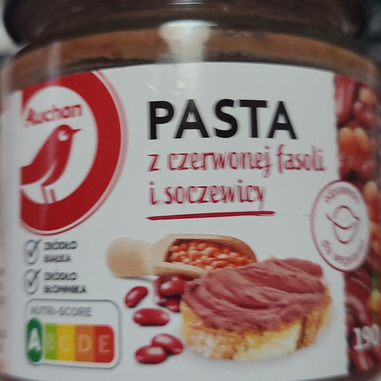 Zdjęcia - Pasta z czerwonej fasoli i soczewicy Auchan