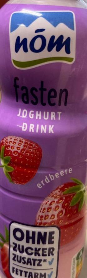 Zdjęcia - Nöm Fasten joghurt drink erdbeere