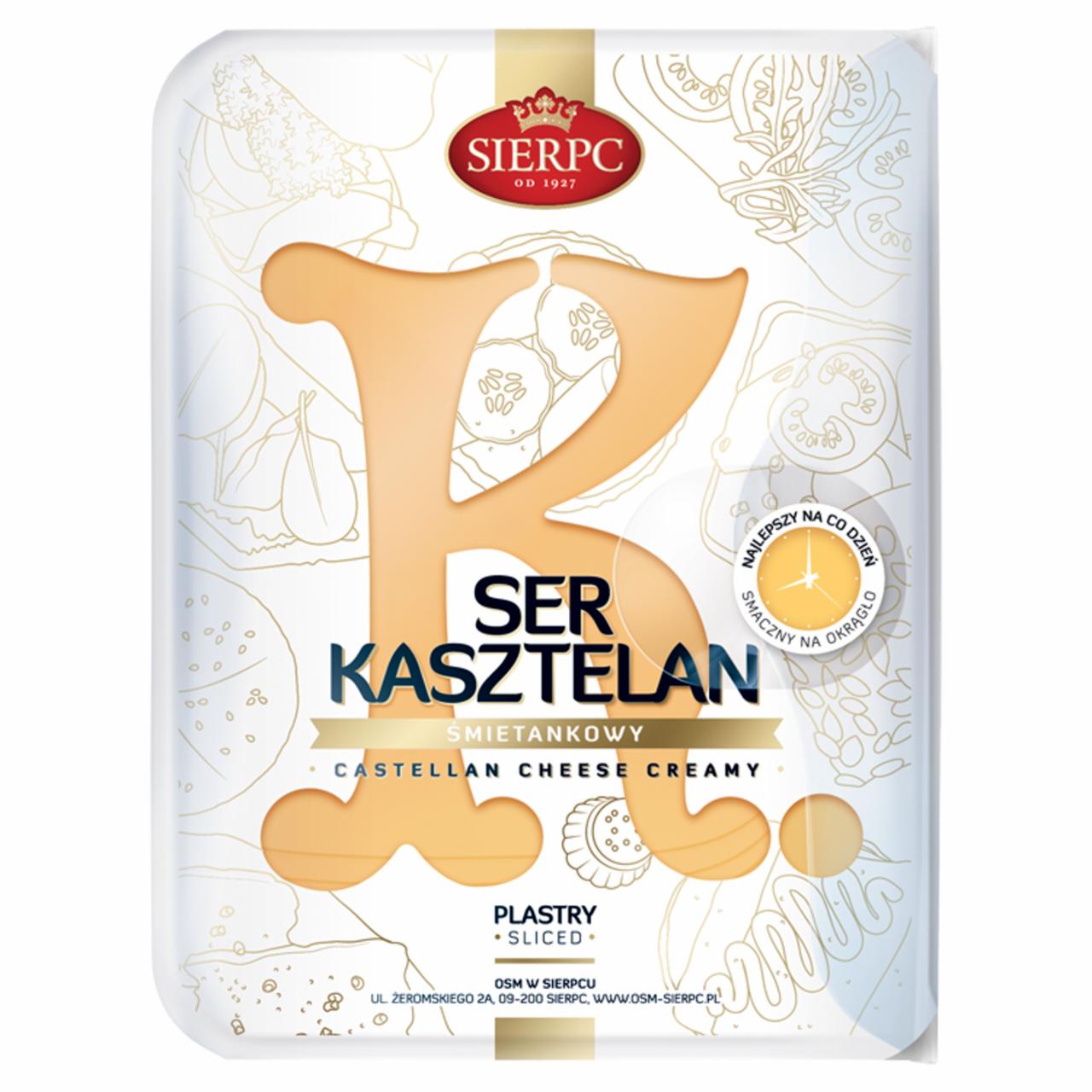 Zdjęcia - Sierpc Ser kasztelan śmietankowy 150 g