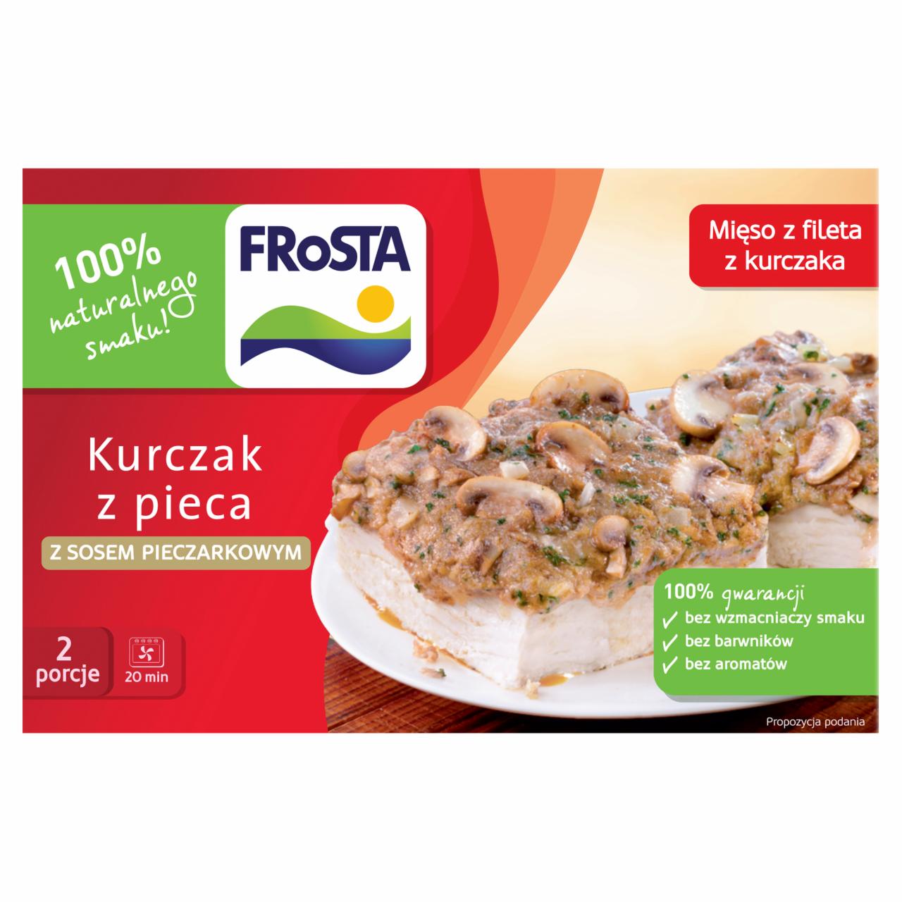 Zdjęcia - FRoSTA Kurczak z pieca z sosem pieczarkowym 250 g