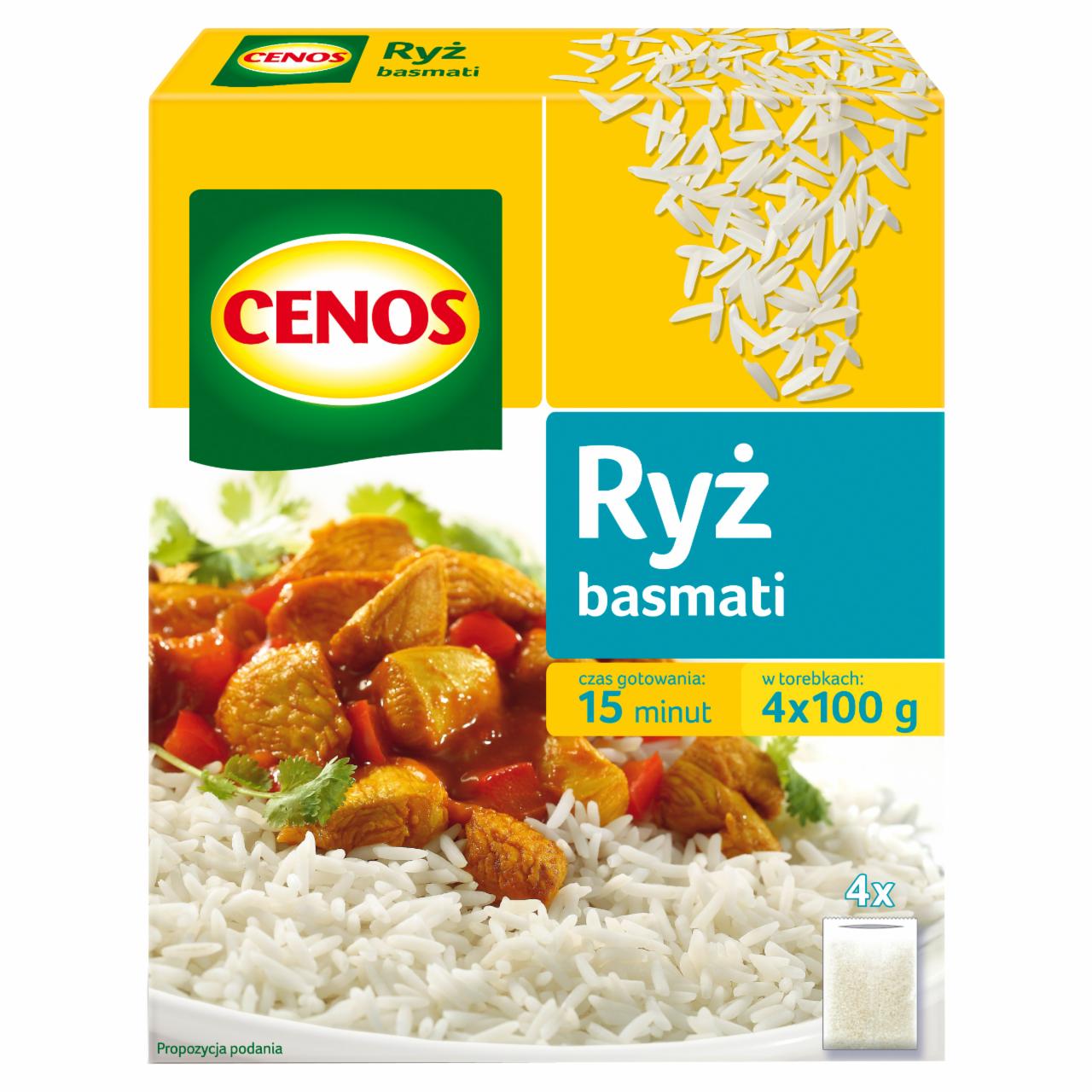 Zdjęcia - Cenos Ryż basmati 400 g (4 torebki)