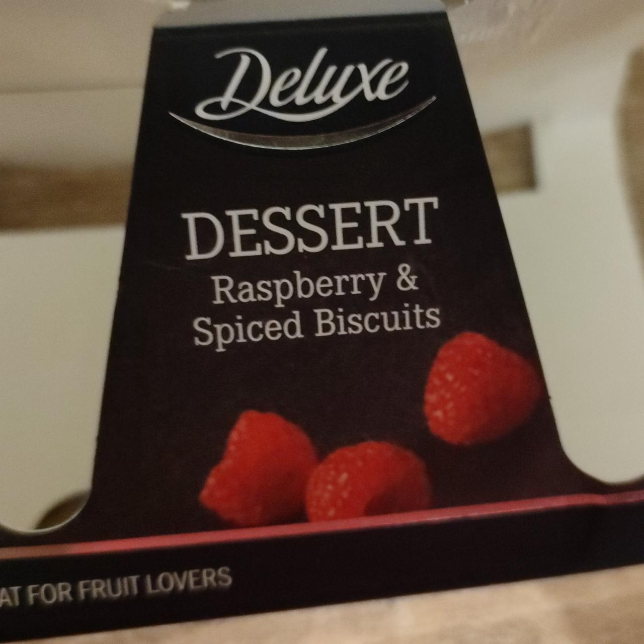 Zdjęcia - Dessert Raspberry & spiced biscuits Deluxe