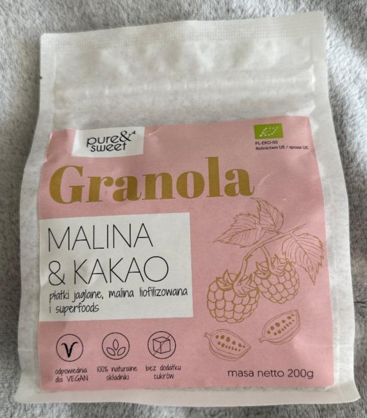 Zdjęcia - Bio Granola Malina & Kakao Pure&Sweet