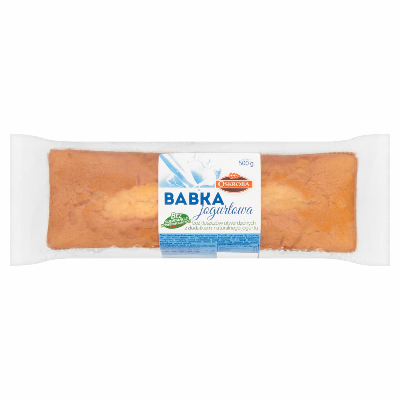 Zdjęcia - Oskroba Babka jogurtowa 500 g