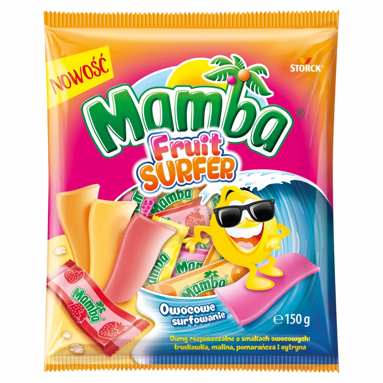 Zdjęcia - Mamba Fruit Surfer Gumy rozpuszczalne o smakach owocowych 150 g