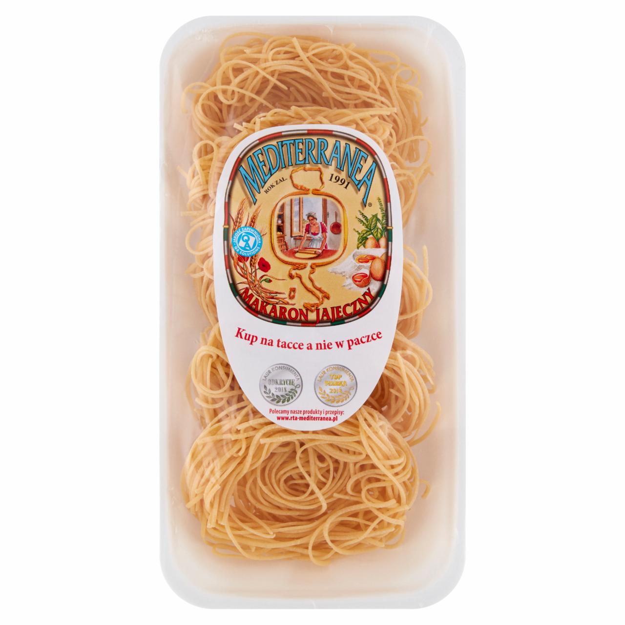 Zdjęcia - Mediterranea Makaron jajeczny 102 wstążka wąska 250 g