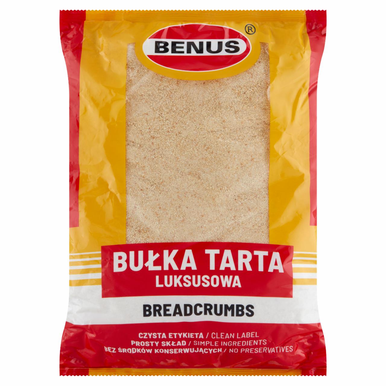 Zdjęcia - Benus Bułka tarta luksusowa 1800 g