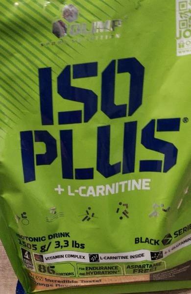 Zdjęcia - Iso Plus + L-carnitine pomarancza Olimp sport nutrition