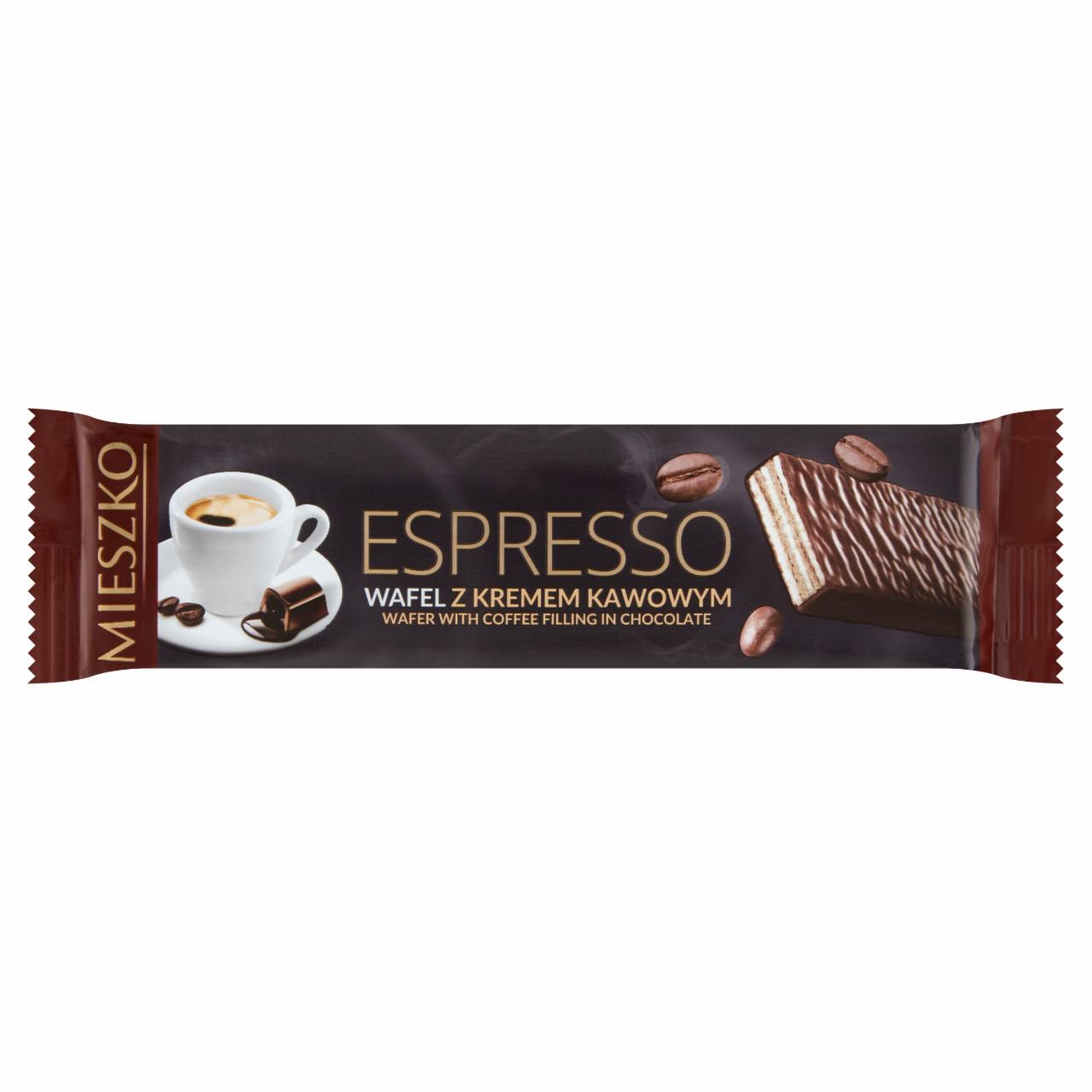 Zdjęcia - Mieszko Espresso Wafel z kremem kawowym 34 g