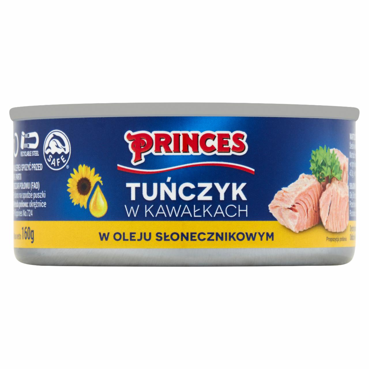 Zdjęcia - Princes Tuńczyk w kawałkach w oleju słonecznikowym 160 g