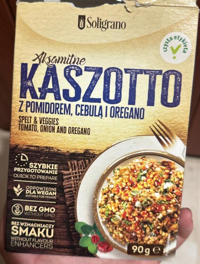 Zdjęcia - Kaszotto z pomidorem cebulą i oregano Soligrano