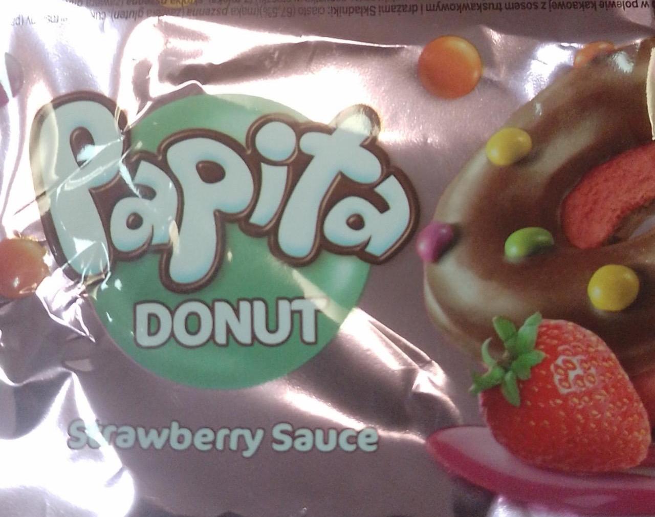 Zdjęcia - Papita donut Strawberry sauce Papita