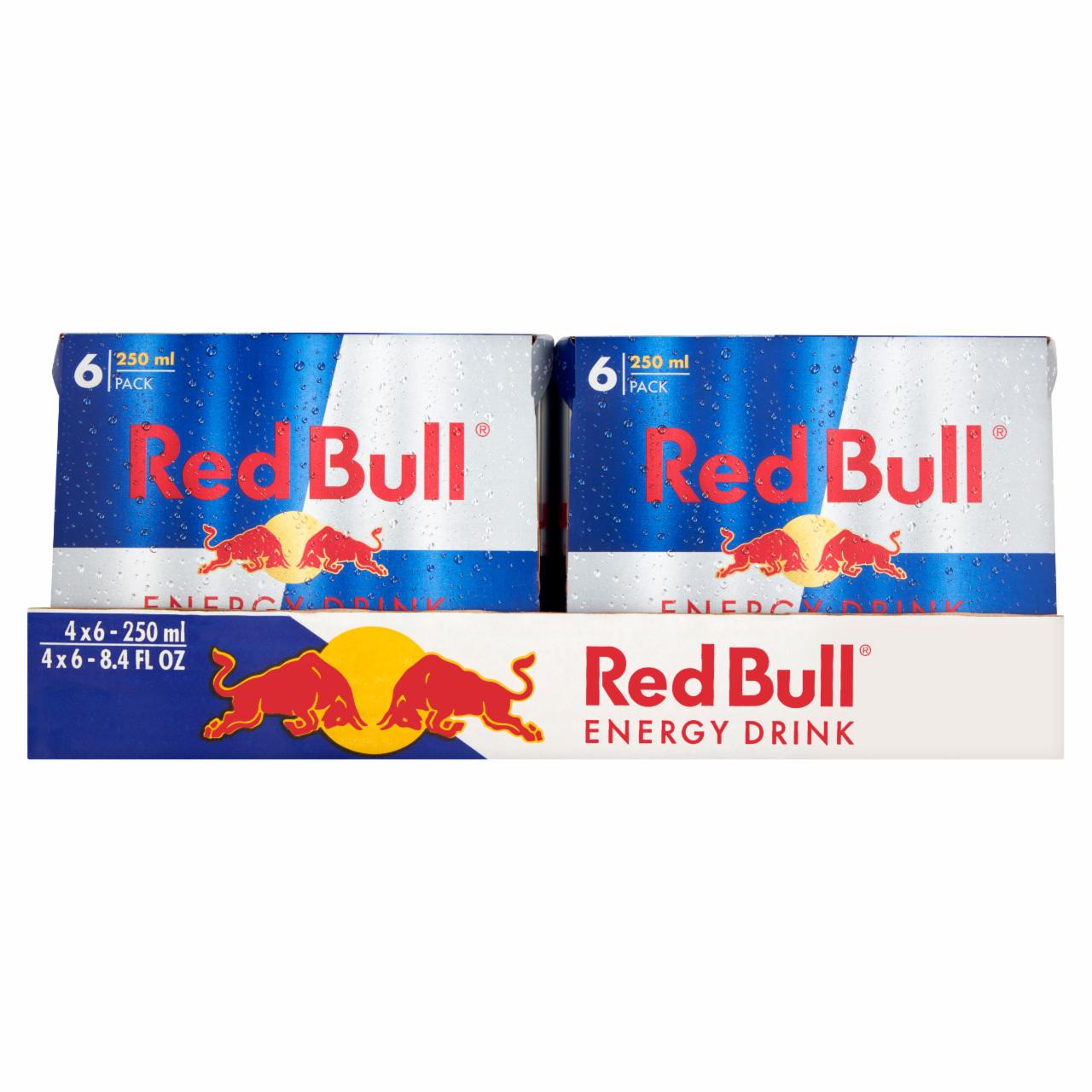 Zdjęcia - Red Bull Napój energetyczny 4 x 6 x 250 ml