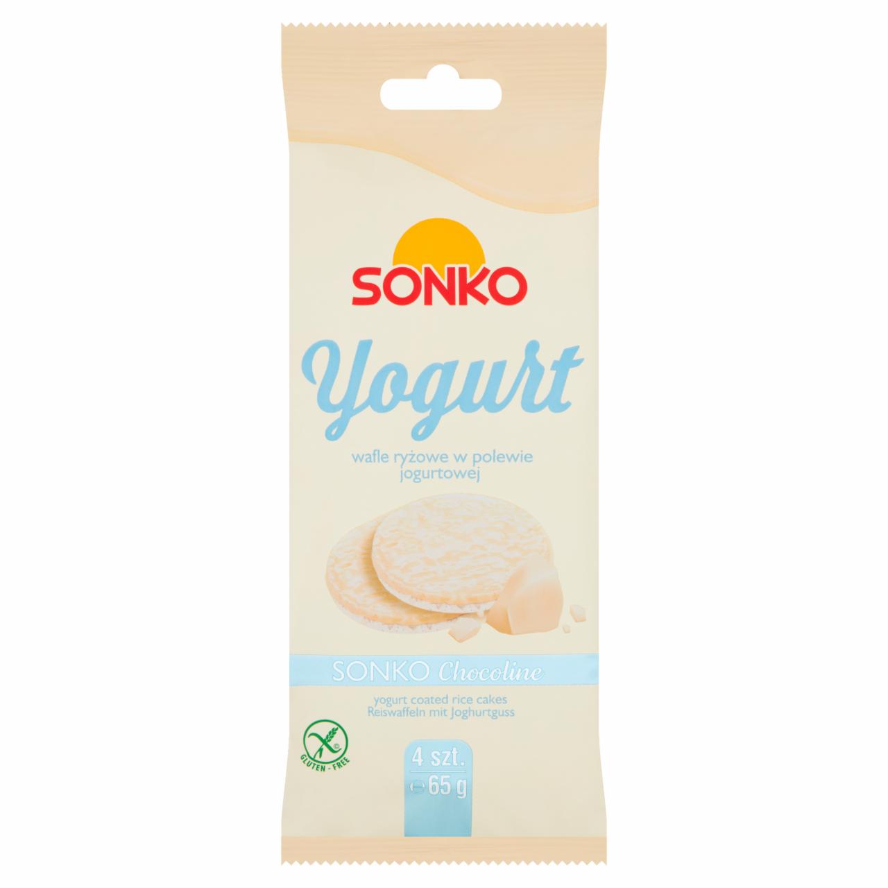 Zdjęcia - Yogurt wafle ryżowe w polewie jogurtowej Sonko