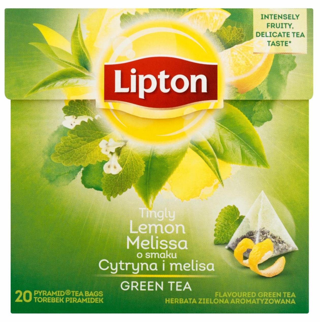 Zdjęcia - Herbata zielona cytryna i melisa