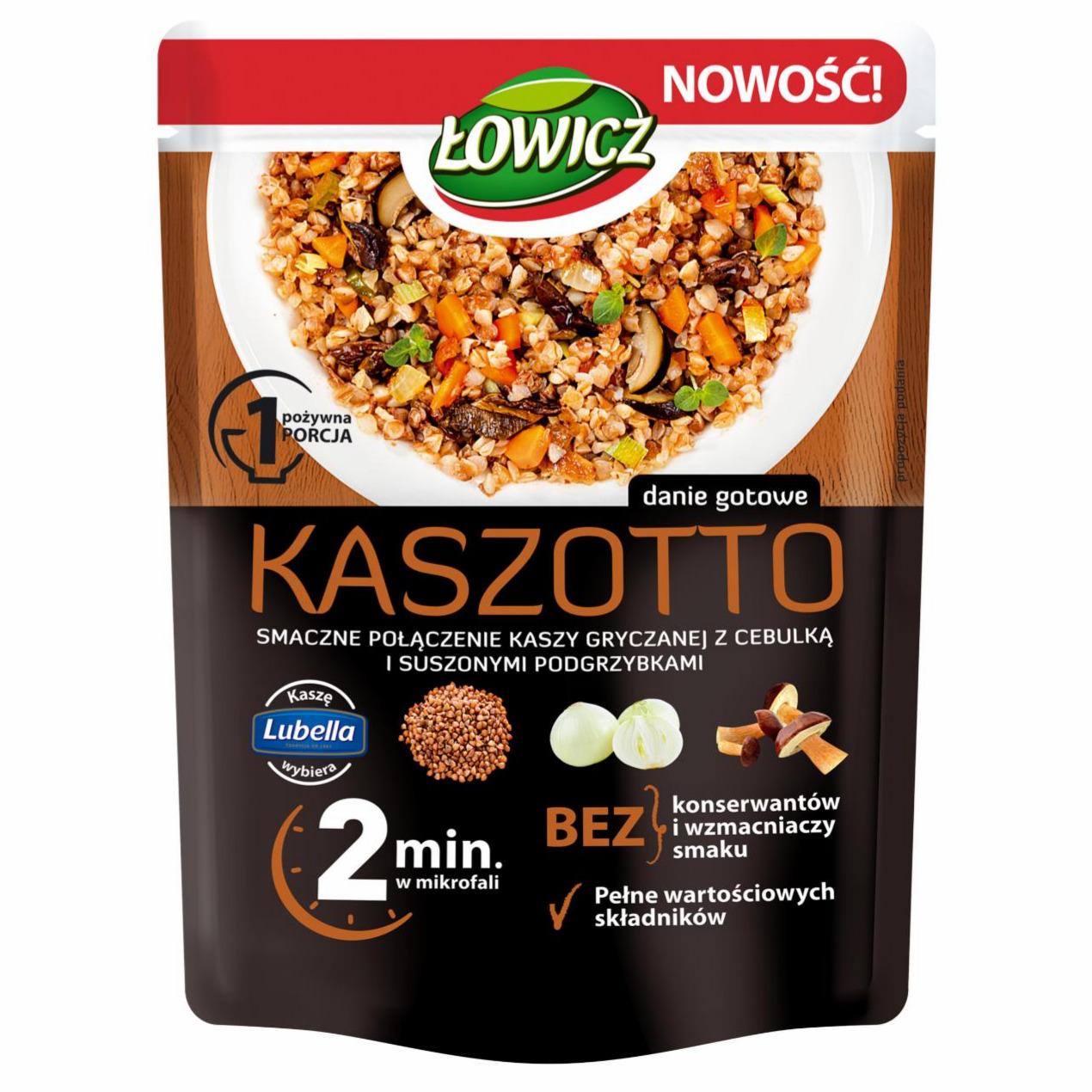 Zdjęcia - Kaszotto kasza gryczana z cebulką i podgrzybkami Łowicz