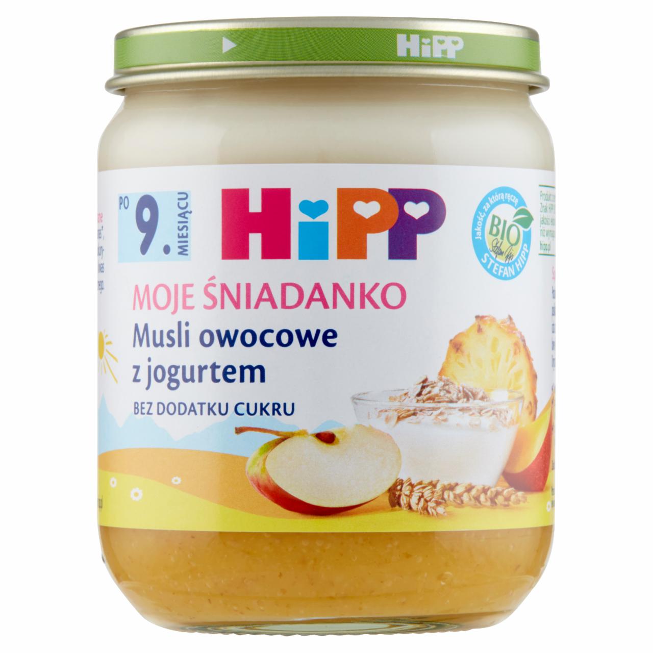 Zdjęcia - HiPP BIO Moje Śniadanko Musli owocowe z jogurtem po 9. miesiącu 160 g