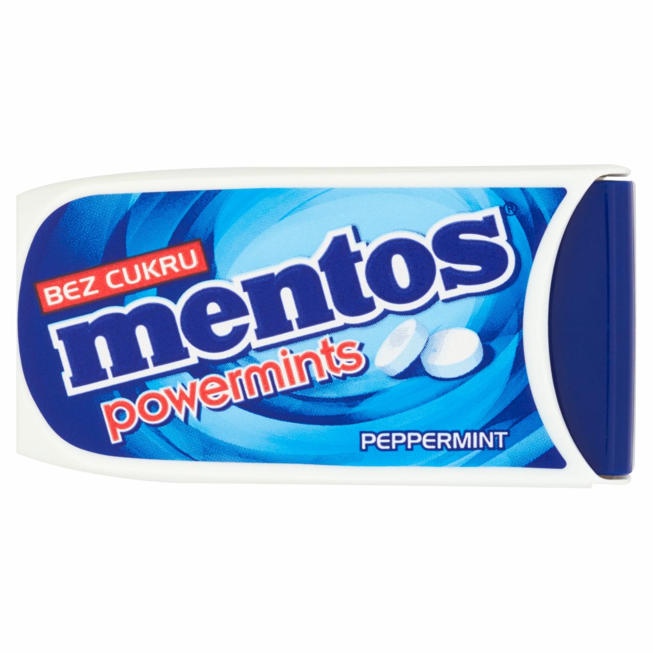 Zdjęcia - Mentos Powermints Odświeżające pastylki bez cukru o smaku miętowym 5,7 g