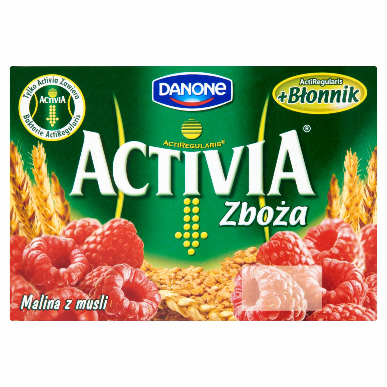 Zdjęcia - Danone Activia Zboża Malina z musli Jogurt 2 x 120 g