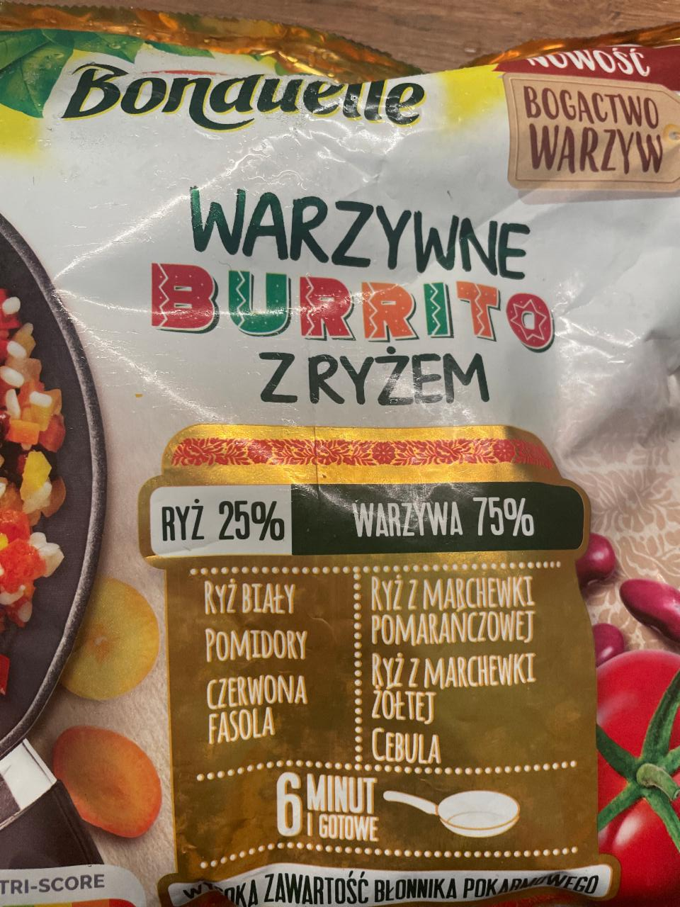 Zdjęcia - Warzywne burrito z ryżem Bonduelle