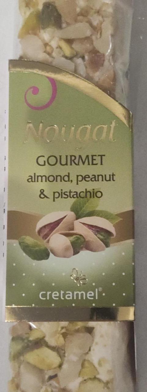 Zdjęcia - Nougat gourmet almond peanut & pistachio Cretamel