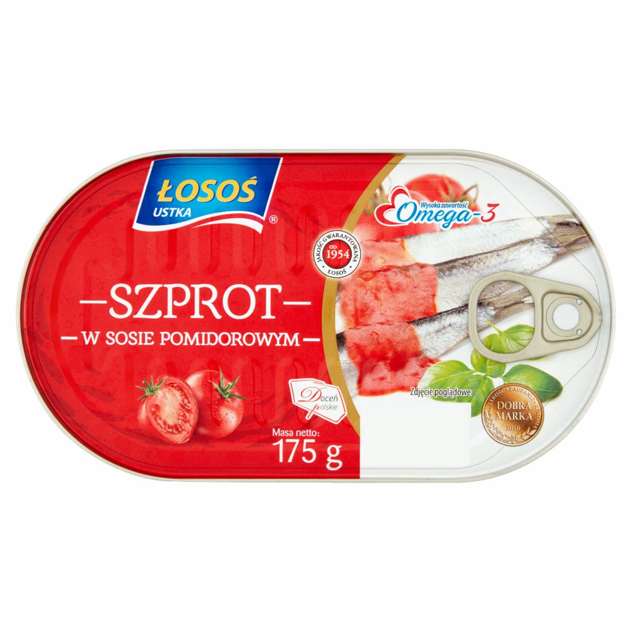 Zdjęcia - Łosoś Ustka Szprot w sosie pomidorowym 175 g