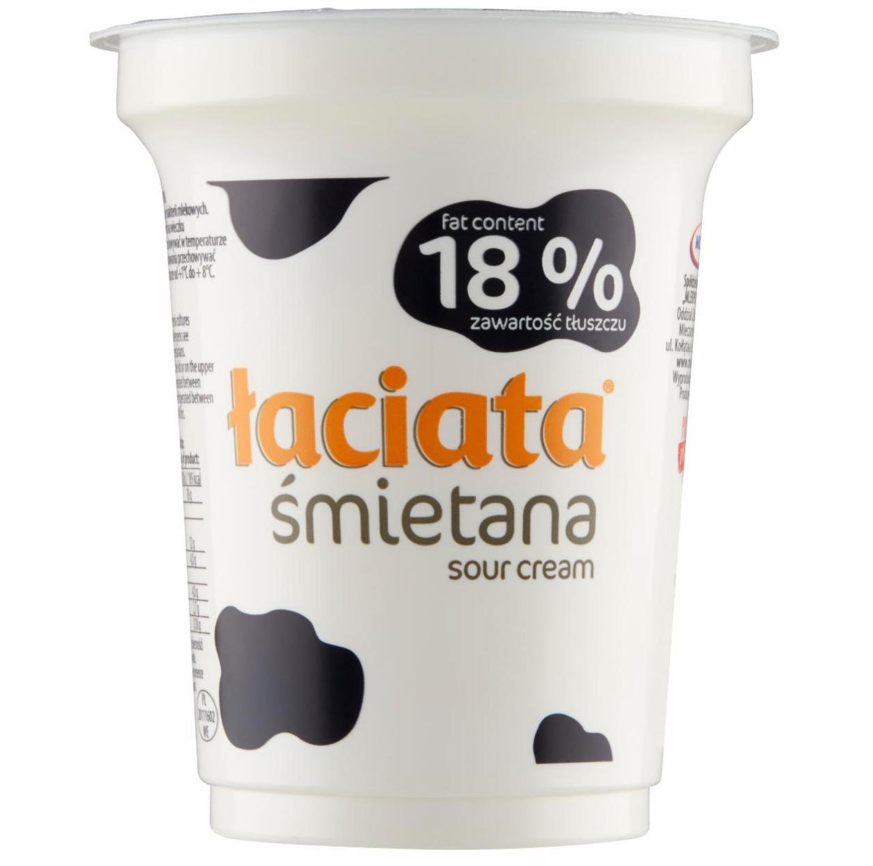 Zdjęcia - Łaciata Śmietana 18% 330 g