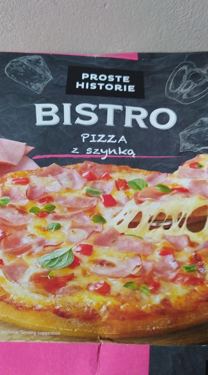 Zdjęcia - proste historię pizza z szynką