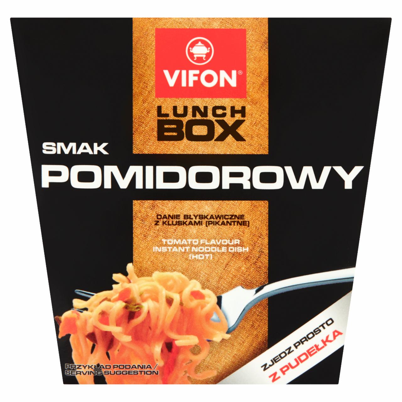 Zdjęcia - Vifon Lunch Box Danie błyskawiczne smak pomidorowy 80 g