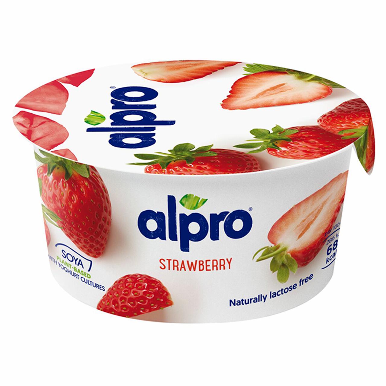 Zdjęcia - Alpro Produkt sojowy truskawka 150 g