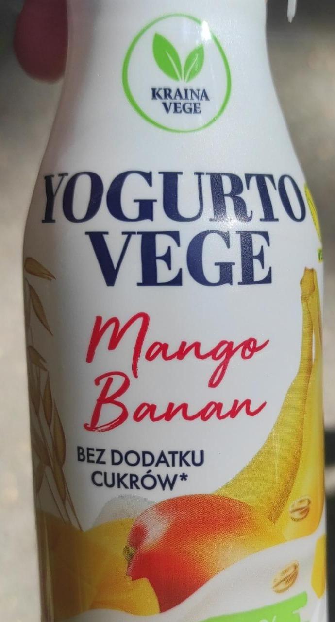 Zdjęcia - Jogurt mango i banan yogurto vege