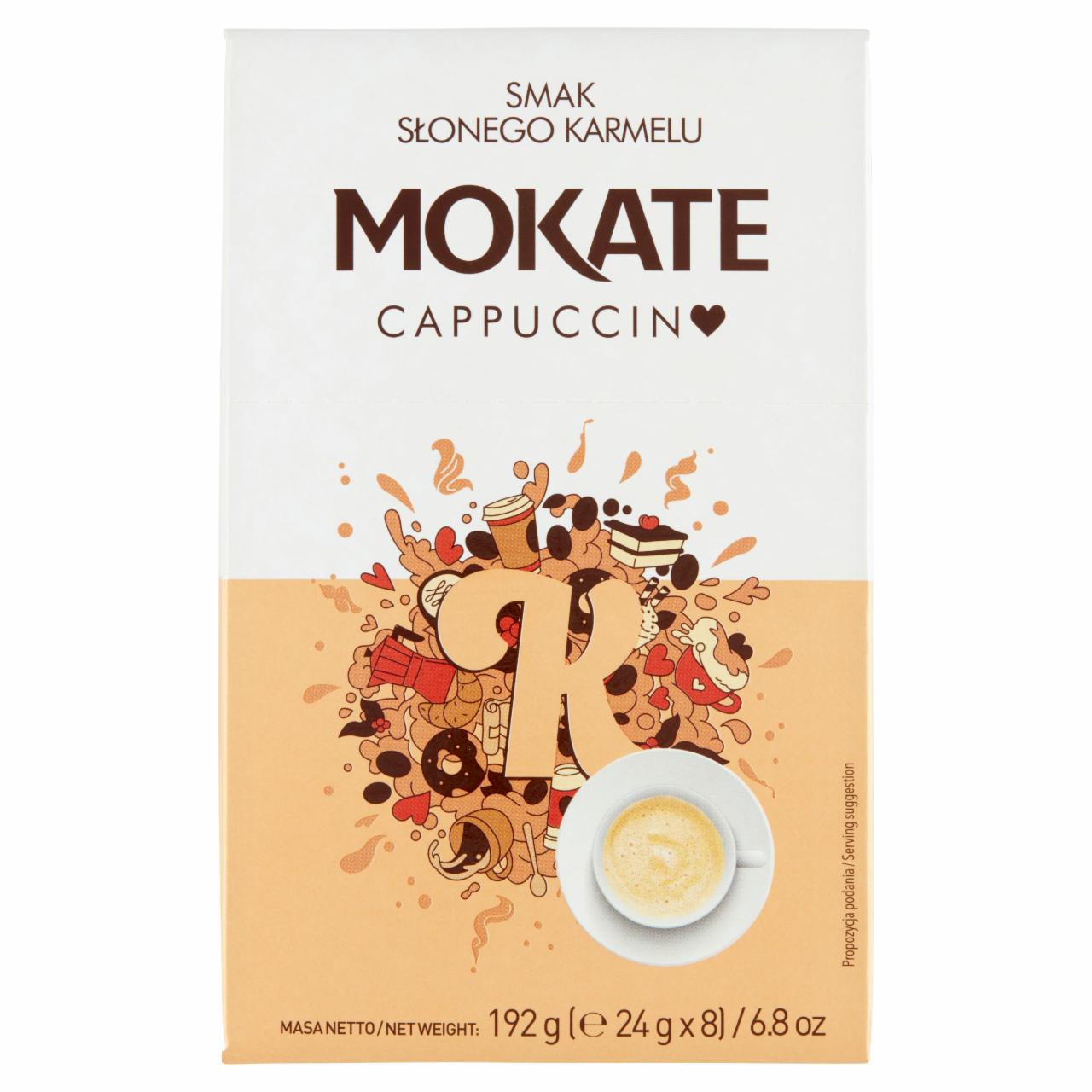 Zdjęcia - Mokate Cappuccino smak słonego karmelu 192 g (8 x 24 g)