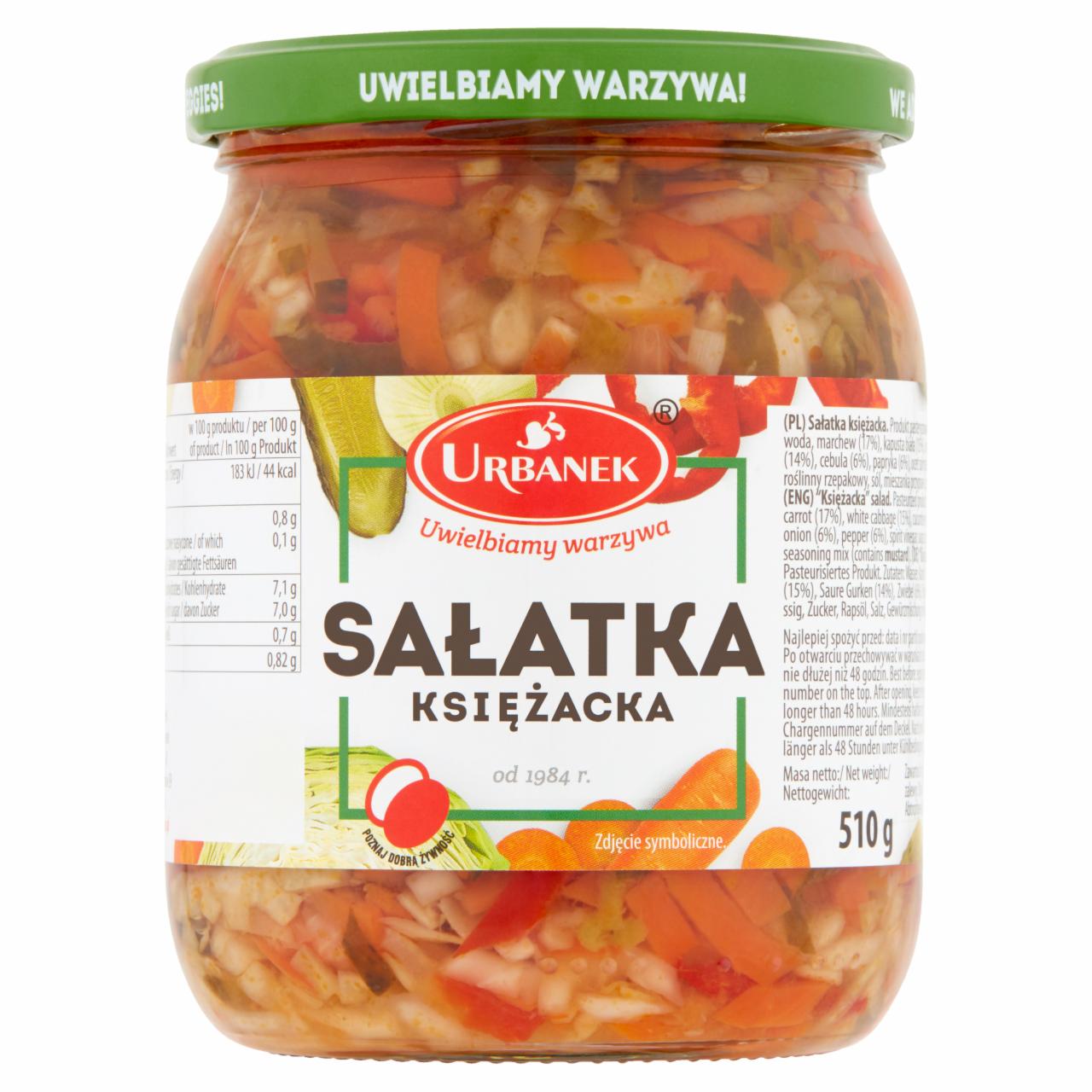 Zdjęcia - Urbanek Sałatka księżacka 510 g