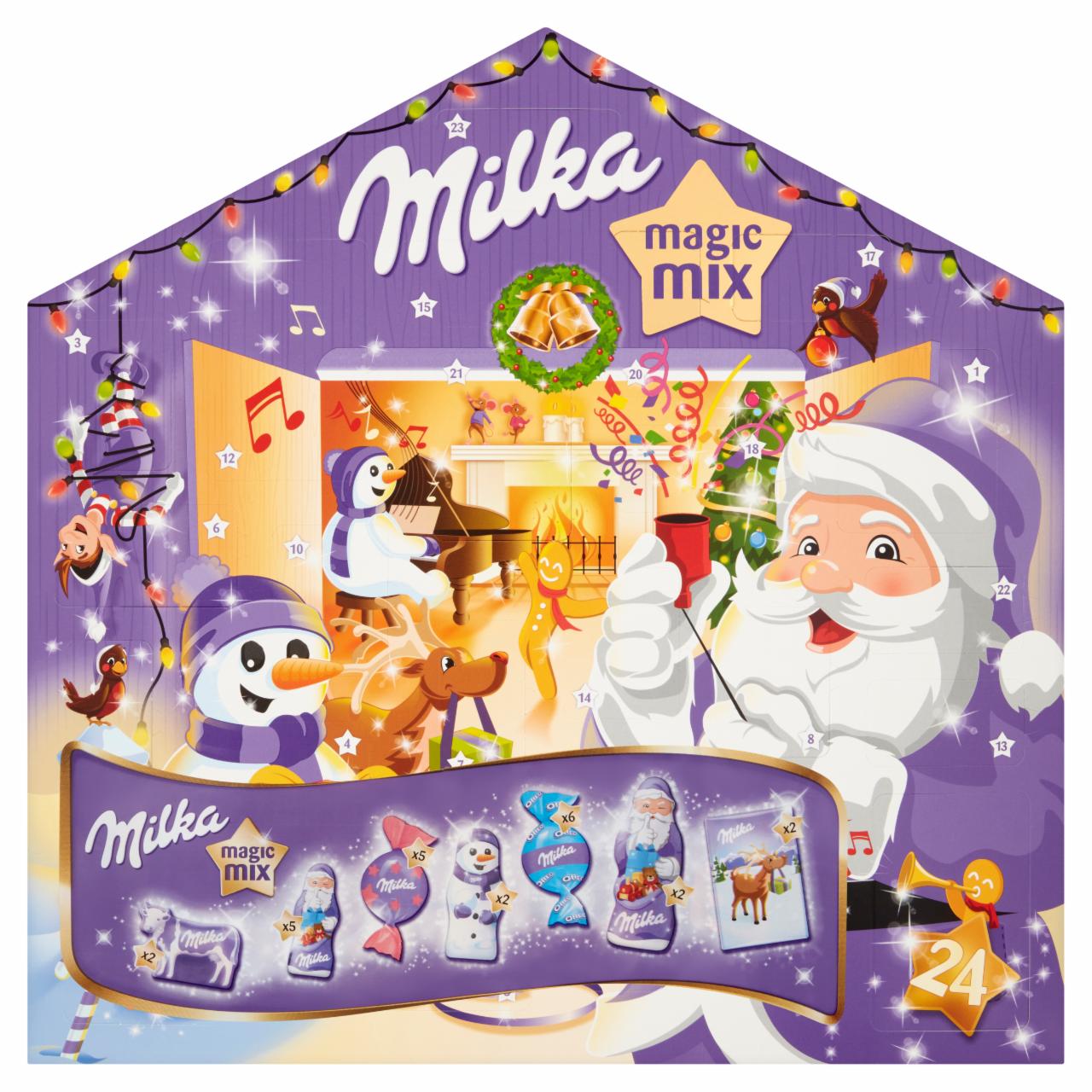 Zdjęcia - Milka Magic mix Kalendarz adwentowy 204 g