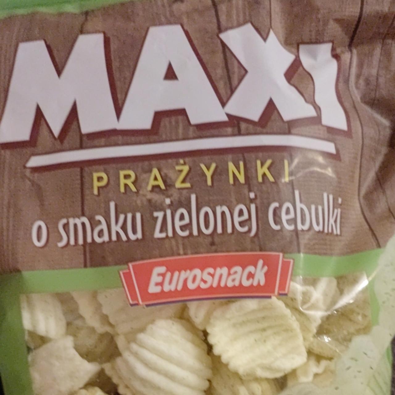 Zdjęcia - Prażynki o smaku zielonej cebulki Maxi